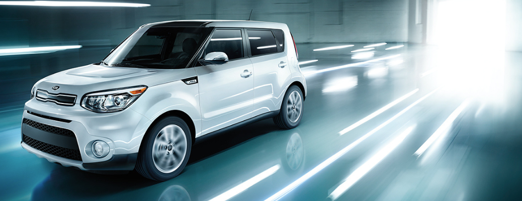 Front view of the 2018 Kia Soul