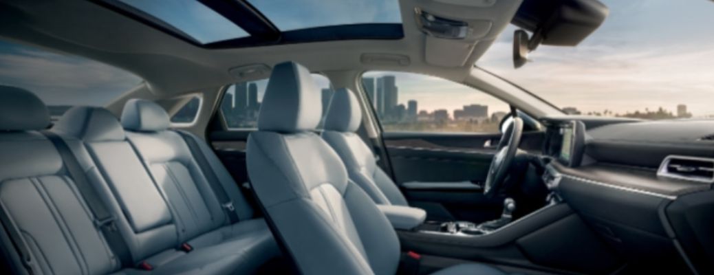 side interior view of a car