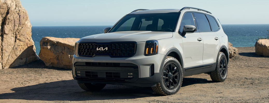 2024 Kia Telluride parked near a beach