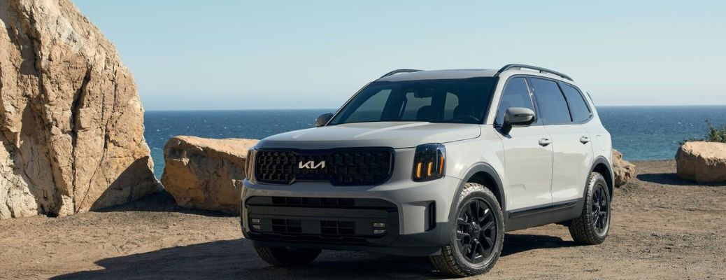 front quarter view of a Kia