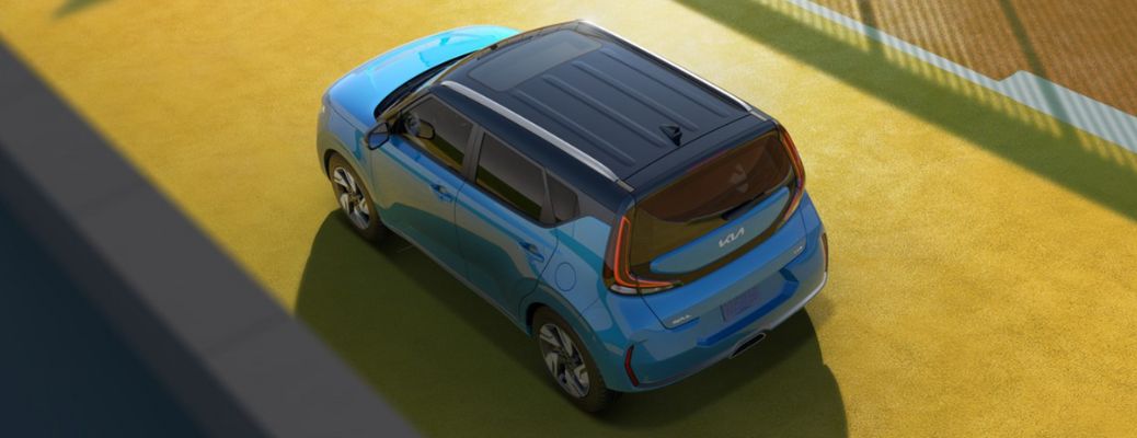 top view of the 2025 Kia Soul
