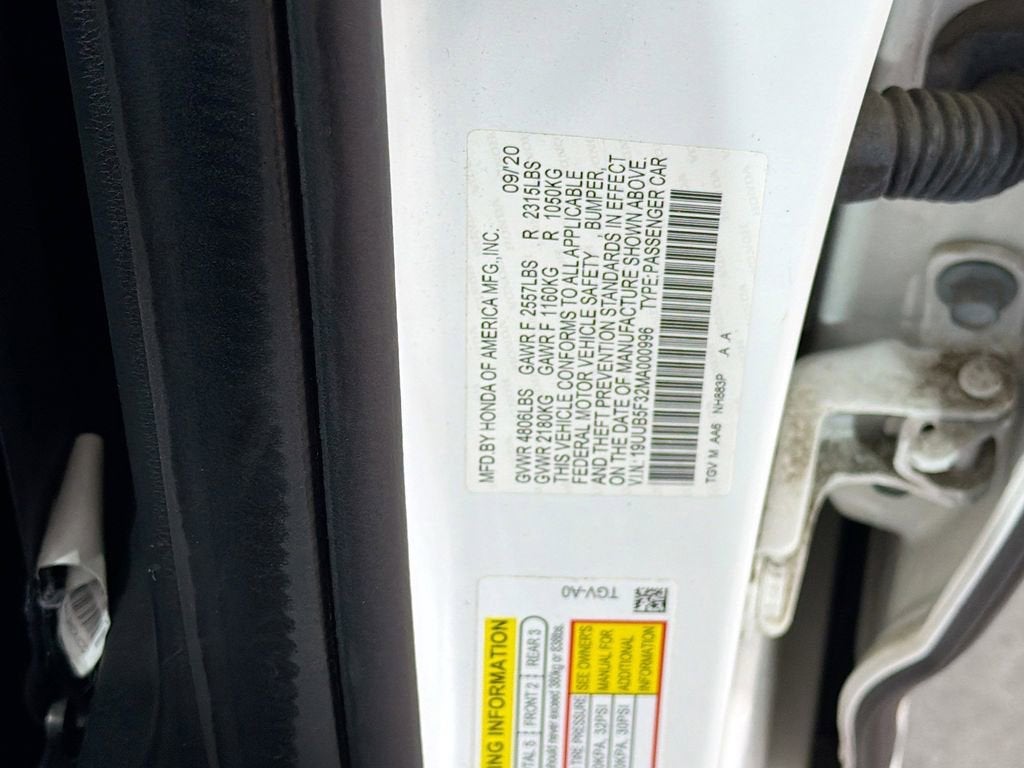 2021 Acura TLX BASE
