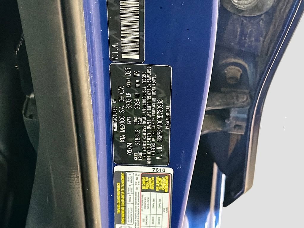 2024 Kia Forte LXS