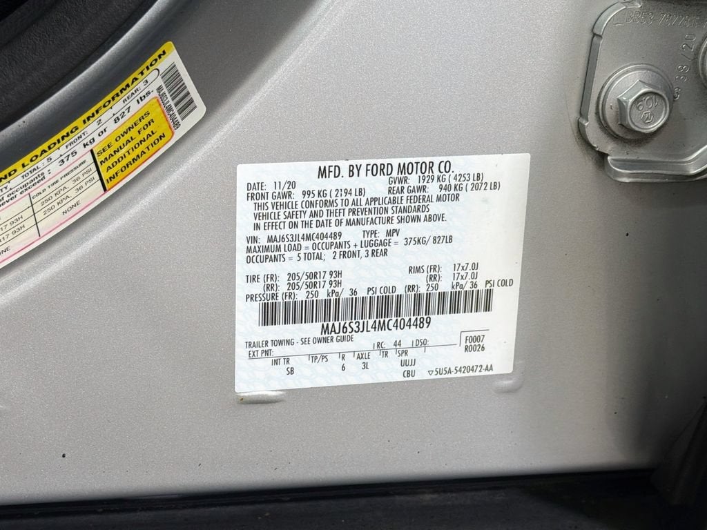 2021 Ford EcoSport SES