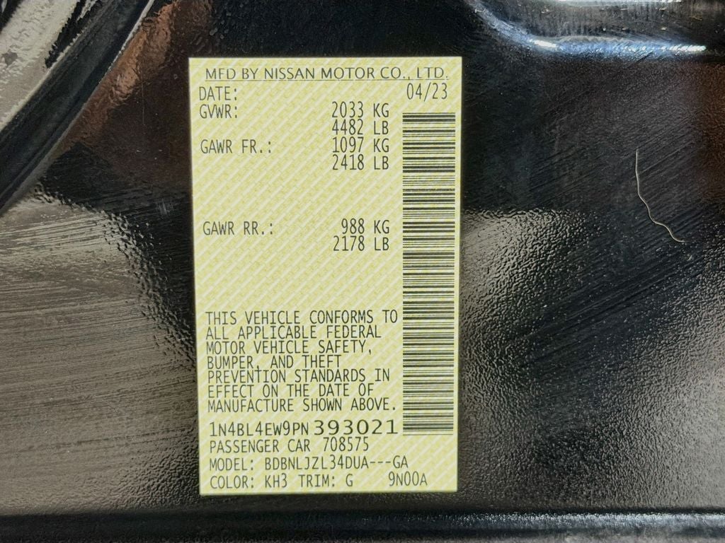2023 Nissan Altima 2.5 SL