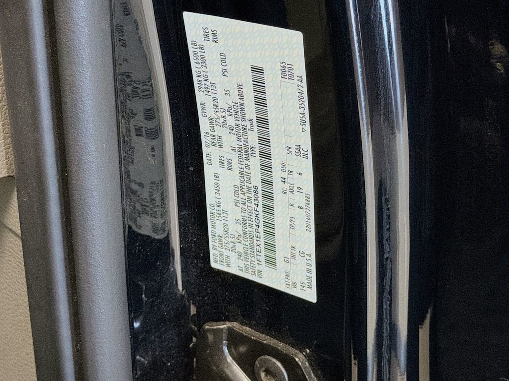 2016 Ford F-150 XLT