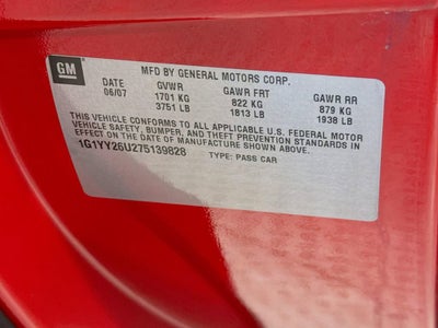 2007 Chevrolet Corvette NA