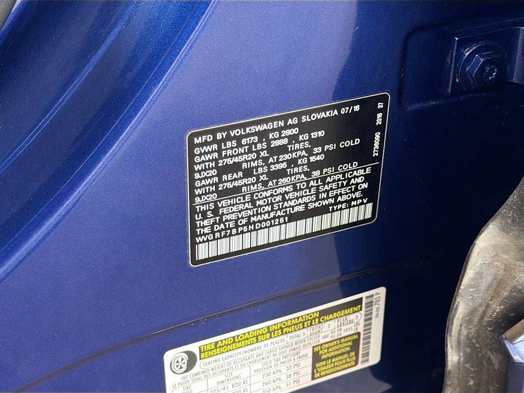 2017 Volkswagen Touareg V6 4Motion