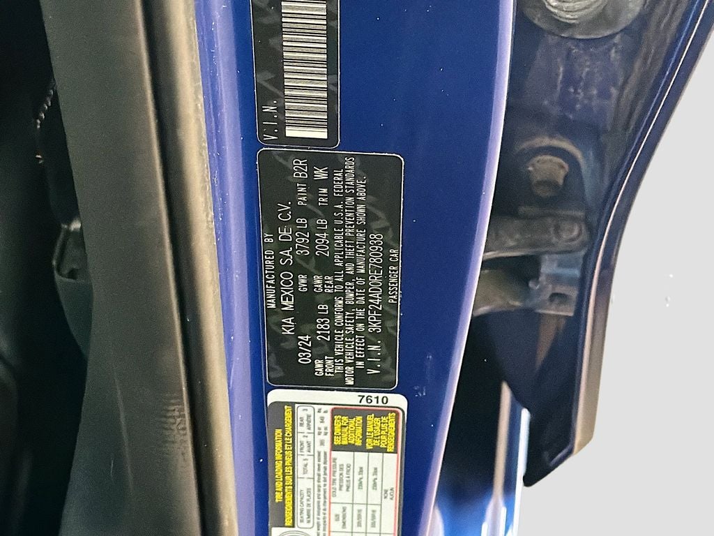 2024 Kia Forte LXS