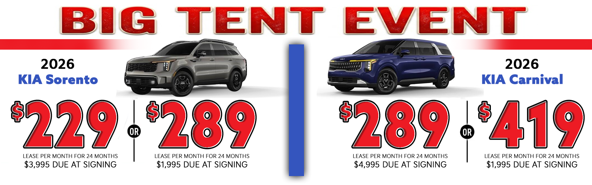 BIG TENT EVENT