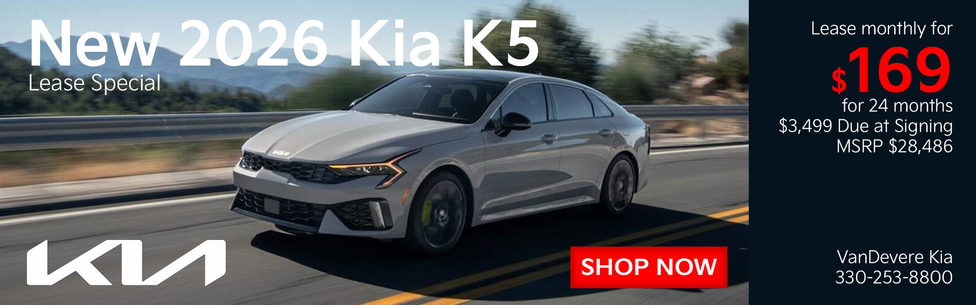 New 2026 Kia K5