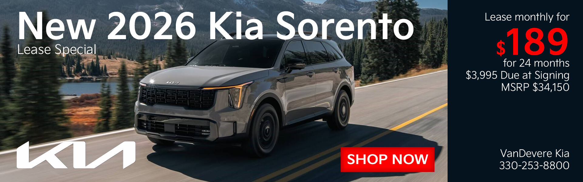 New 2026 Kia Sorento