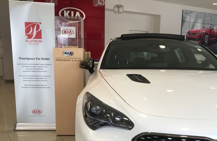 Award image of showroom displayed.