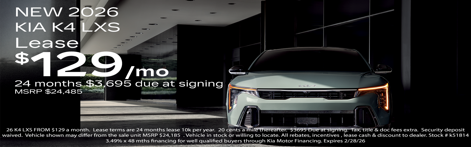 2026 Kia K4 LXS in Akron OH