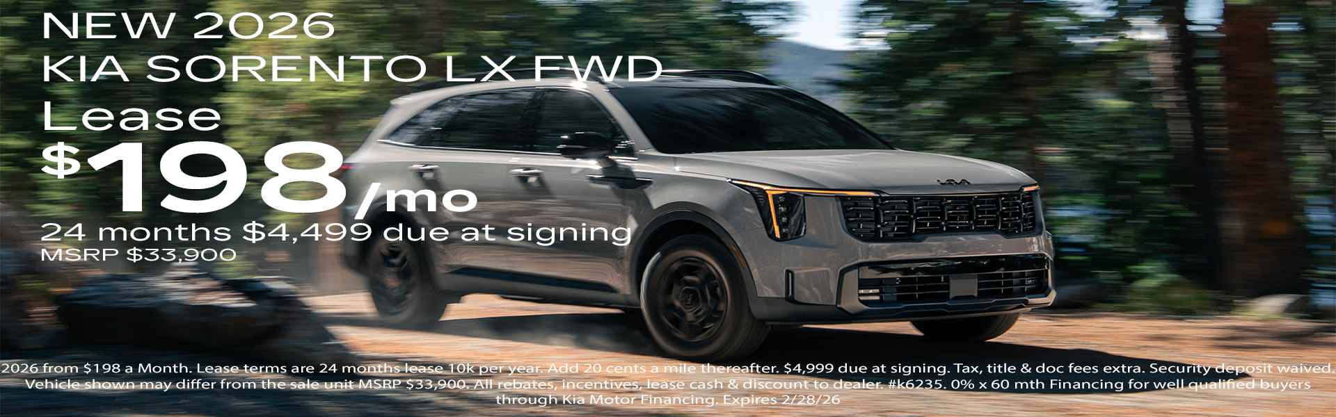 2026 Kia Sorento LX FWD in Akron OH