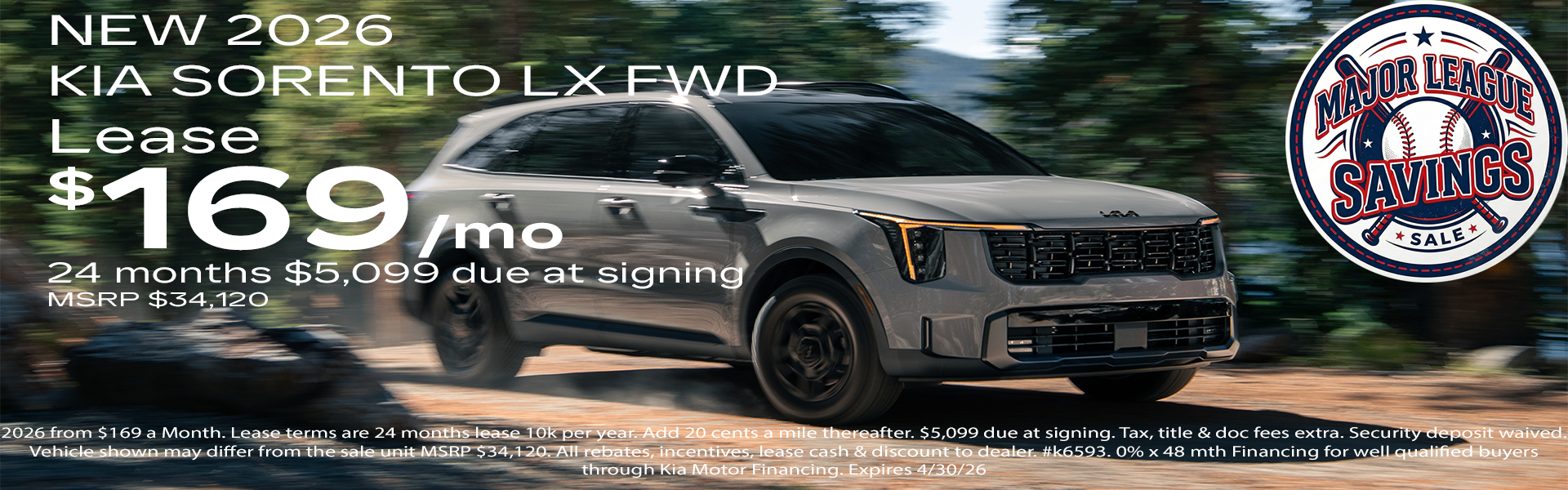 2026 Kia Sorento LX FWD in Akron OH